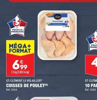 ST-CLÉMENT LE VOLAILLER CUISSES DE POULET(A)
