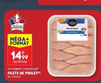 ST-CLÉMENT LE VOLAILLER® FILETS DE POULET(A)