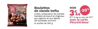 Boulettes de viande kefta