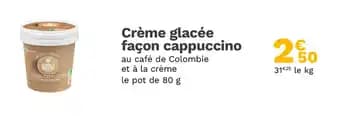 Crème glacée façon cappuccino