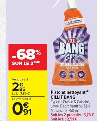 Promotion Exclusives de 3
            
        
        Cillit bang : Découvrez l'Offre incontournable