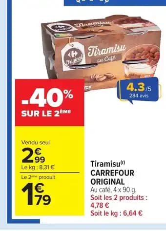 Promotion Exclusives de 5
Tiramisu : Découvrez l'Offre incontournable