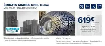 Promotion Exclusives de 1
            
        
        Dubaï : Découvrez l'Offre incontournable