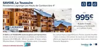 Lagrange - savoie, la toussuire