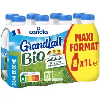 Promotion Exclusives de 2
Grandlait demi écrémé : Découvrez l'Offre incontournable