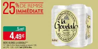 Promotion Exclusives de 11
            
        
        Goudale : Découvrez l'Offre incontournable