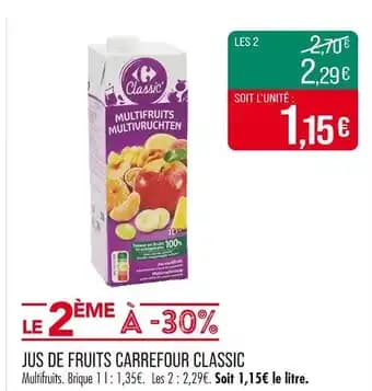 Carrefour Classic Jus de fruits