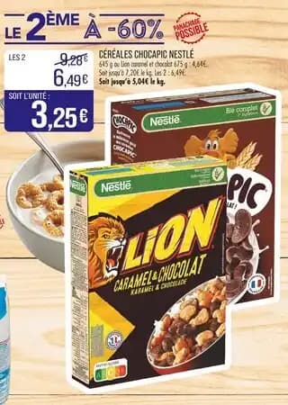 Promotion Exclusives de 2
            
        
        Céréales chocapic : Découvrez l'Offre incontournable