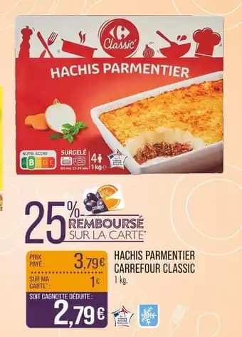 Promotion Exclusives de 6
            
        
        Hachis : Découvrez l'Offre incontournable