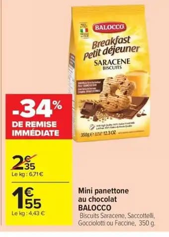 Promotion Exclusives de 4
Panettone chocolat : Découvrez l'Offre incontournable