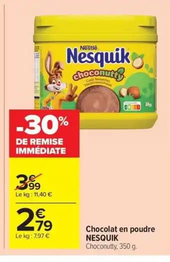 Promotion Exclusives de 2
Chocolat poudre : Découvrez l'Offre incontournable