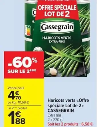 Promotion Exclusives de 41
Haricots : Découvrez l'Offre incontournable