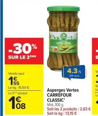 Promotion Exclusives de 5
Asperges : Découvrez l'Offre incontournable