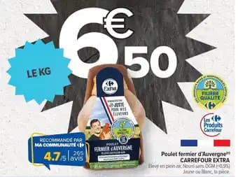 Promotion Exclusives de 16
Poulet fermier : Découvrez l'Offre incontournable