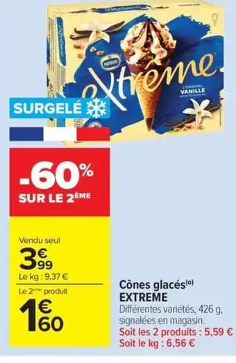 Promotion Exclusives de 20
Glaces : Découvrez l'Offre incontournable