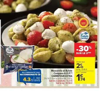 Promotion Exclusives de 22
Mozzarella : Découvrez l'Offre incontournable