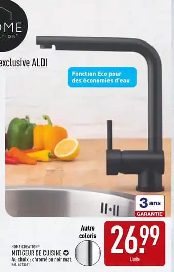 Promotion Exclusives de 1
Mitigeur cuisine : Découvrez l'Offre incontournable