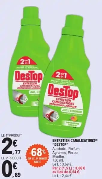 DESTOP Entretien canalisations