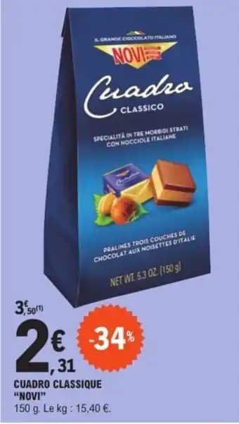 "NOVI” Cuadro classique 150 g