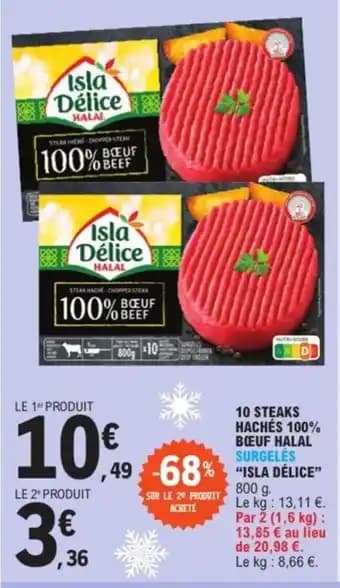 Promotion Exclusives de 20
Steaks hachés : Découvrez l'Offre incontournable