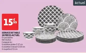 Promotion Exclusives de 4
Service de table : Découvrez l'Offre incontournable