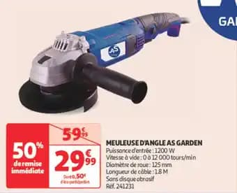 Promotion Exclusives de 2
Meuleuse d'angle : Découvrez l'Offre incontournable