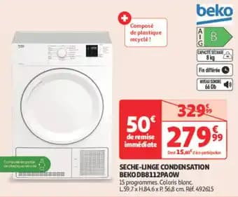 Promotion Exclusives de 22
Sèche-linge : Découvrez l'Offre incontournable