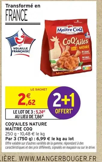 Promotion Exclusives de 22
Maître Coq : Découvrez l'Offre incontournable