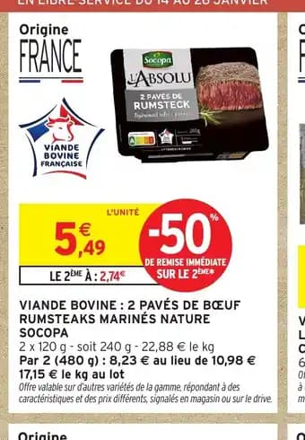 Promotion Exclusives de 27
Socopa : Découvrez l'Offre incontournable