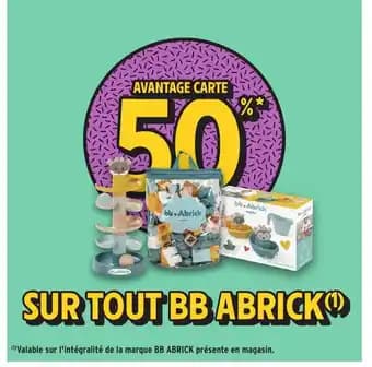 Promotion Exclusives de 1
Abrick : Découvrez l'Offre incontournable