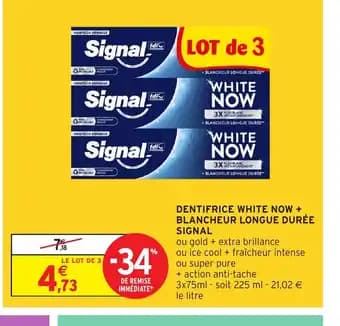 Promotion Exclusives de 25
Signal : Découvrez l'Offre incontournable