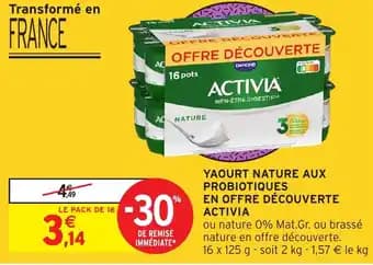 Promotion Exclusives de 11
Yaourt nature : Découvrez l'Offre incontournable