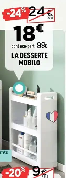 Promotion Exclusives de 1
Desserte : Découvrez l'Offre incontournable