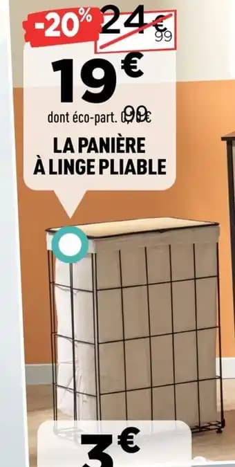 Promotion Exclusives de 3
Panière à linge : Découvrez l'Offre incontournable
