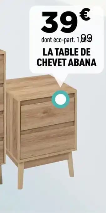 Promotion Exclusives de 2
Table de chevet : Découvrez l'Offre incontournable