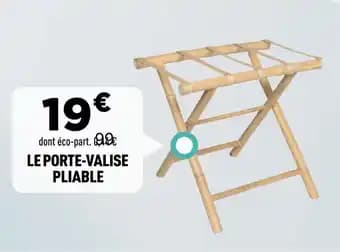 Le porte-valise pliable