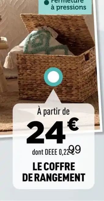 Le coffre de rangement