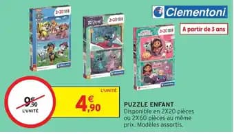 Promotion Exclusives de 3
Clementoni : Découvrez l'Offre incontournable