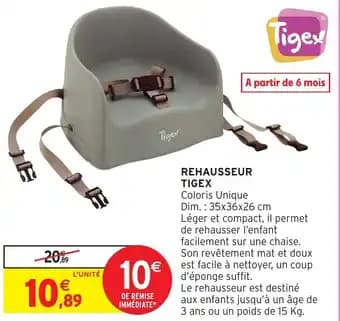 Promotion Exclusives de 10
Réhausseur : Découvrez l'Offre incontournable