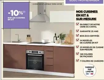 Promotion Exclusives de 20
Cuisines : Découvrez l'Offre incontournable