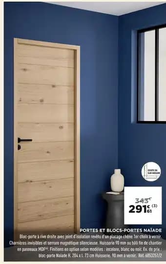 Portes et blocs-portes naïade