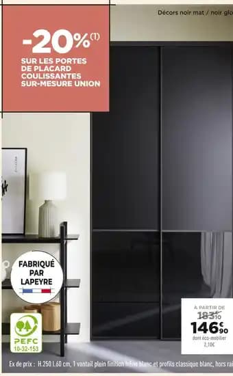 Promotion Exclusives de 3
            
        
        Placard coulissantes : Découvrez l'Offre incontournable