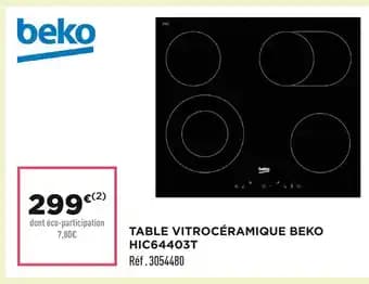 Promotion Exclusives de 2
            
        
        Vitrocéramique : Découvrez l'Offre incontournable