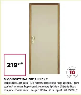 Bloc-porte palière annick 2