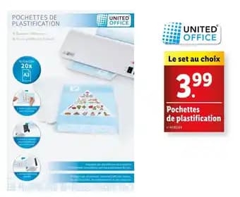 Promotion Exclusives de 2
Pochettes de plastification : Découvrez l'Offre incontournable