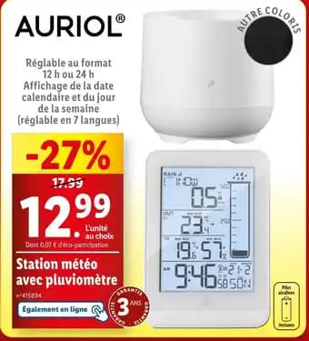 Promotion Exclusives de 2
Station météo : Découvrez l'Offre incontournable