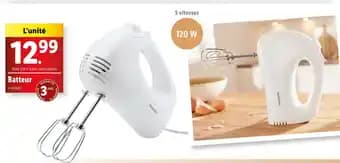 Promotion Exclusives de 1
Batteur : Découvrez l'Offre incontournable