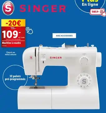 Promotion Exclusives de 6
Machine à coudre : Découvrez l'Offre incontournable