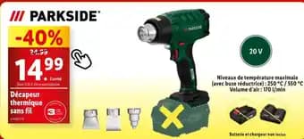 PARKSIDE® Décapeur thermique sans fil