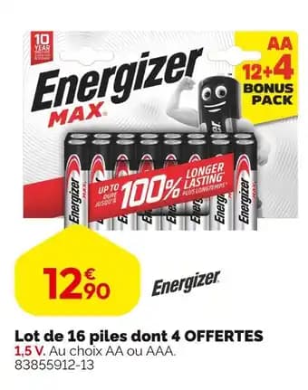 Promotion Exclusives de 3
Energizer : Découvrez l'Offre incontournable